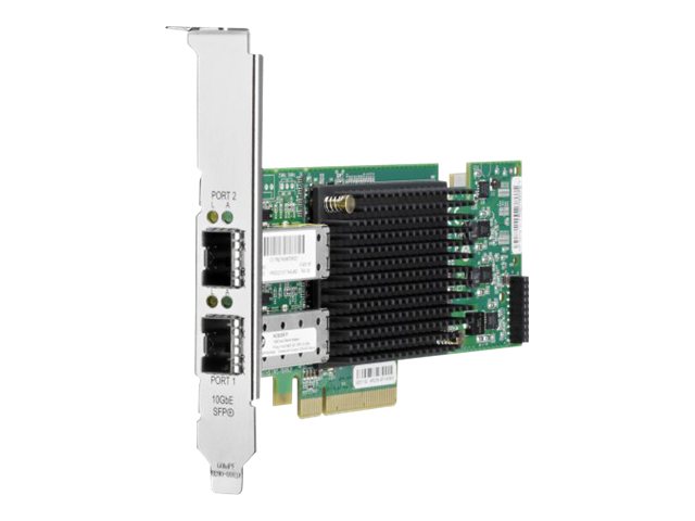 HPE NC552SFP - Netzwerkadapter - PCIe 2.0 x8 - 10GbE - 2 Anschlsse - fr ProLiant DL360p Gen8, DL388p Gen8, ML350e Gen8, ML350p