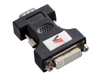 V7 - VGA-Adapter - HD-15 (VGA) (M) zu DVI-I (W) - Schwarz