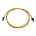 Eaton Tripp Lite Series 400G Duplex Singlemode 9/125 OS2 Switchable Fiber Optic Cable (LC/UPC M/M), LSZH, Yellow, 2 m (6.6 ft.) 