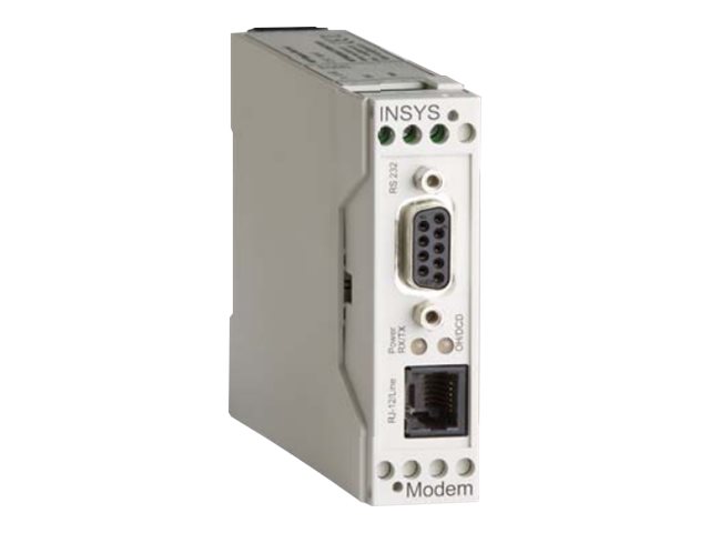INSYS icom 56k small - Modem (analog) - RS-232 / V.24 / V.28 - 56 Kbps