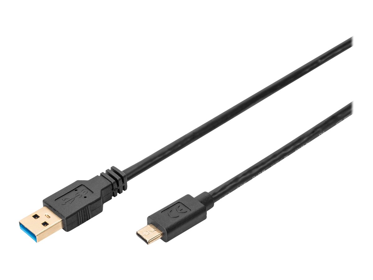DIGITUS - USB-Kabel - USB-C (M) zu USB Typ A (M) - USB 3.1 Gen2 - 3 A - 1 m