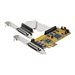 StarTech.com PEX8S1050LP PCI Express Schnittstellenkarte (8 Ports, RS232, PCIe, low profile, 16550 UART,  DB9 Serial Card) - Ser