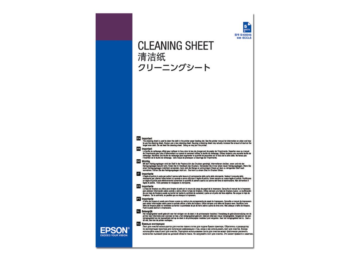 Epson Cleaning Sheets - Reinigungsbltter - fr SureColor SC-P10000, SC-P20000, SC-P20000SE, SC-P5000, SC-P8000, SC-P9000, SC-P9