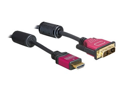 Delock - Adapterkabel - Single Link - HDMI mnnlich zu DVI-D mnnlich - 3 m