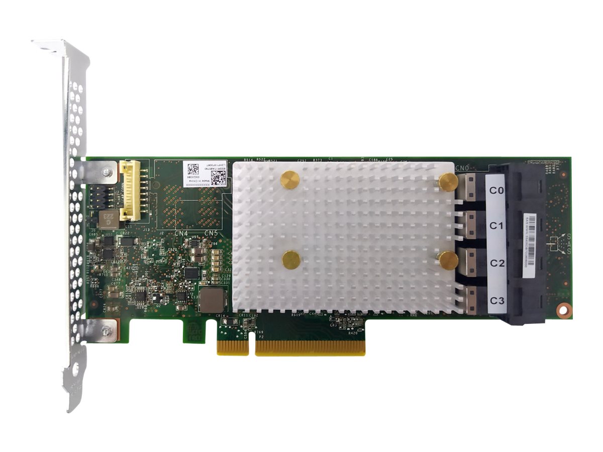 Lenovo ThinkSystem 9350-16i - Speichercontroller (RAID) - 16 Sender/Kanal - SATA / SAS 12Gb/s - Low-Profile - RAID RAID 0, 1, 5,