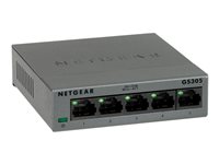 NETGEAR GS305 - Switch - unmanaged - 5 x 10/100/1000 - Desktop, wandmontierbar