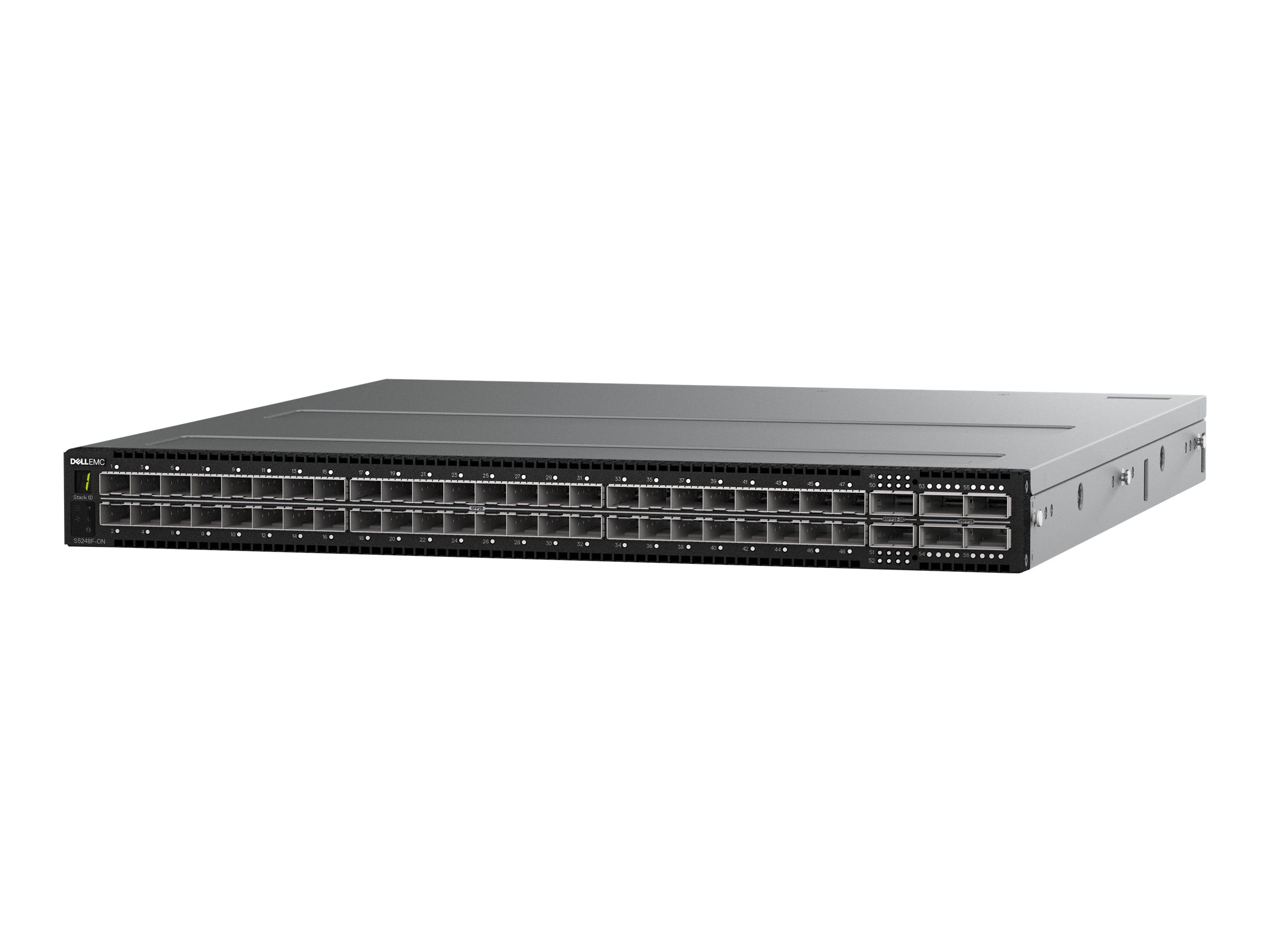 Dell Networking S5248F-ON - Switch - L3 - managed - 48 x 25 Gigabit SFP28 + 4 x 100 Gigabit QSFP28 + 2 x 200 Gigabit QSFP28-DD -