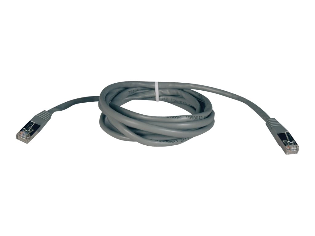 Eaton Tripp Lite Series Cat5e 350 MHz Molded Shielded (STP) Ethernet Cable (RJ45 M/M), PoE, Gray, 50 ft. (15.24 m) - Patch-Kabel