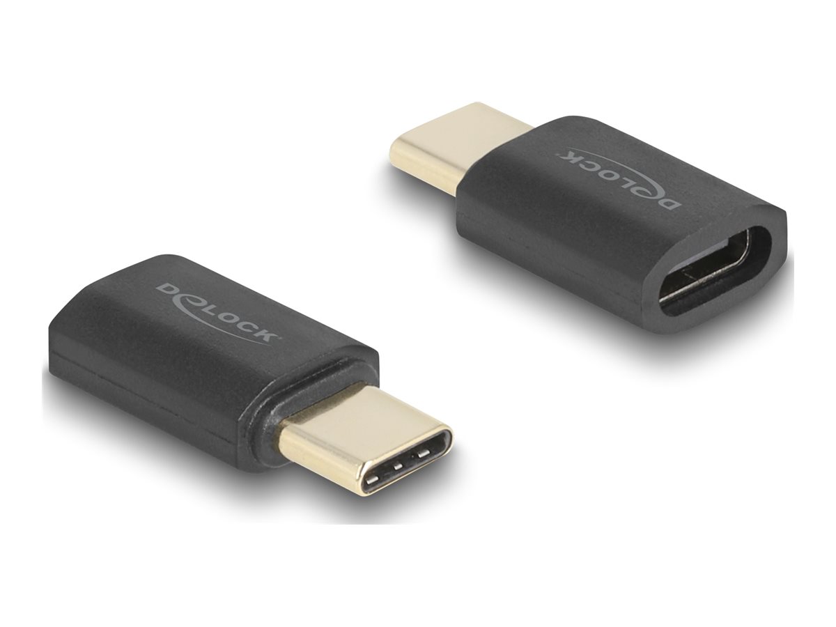 Delock - USB-Adapter - 24 pin USB-C (M) zu 24 pin USB-C (W) - Thunderbolt 4 - 48 V - 5 A