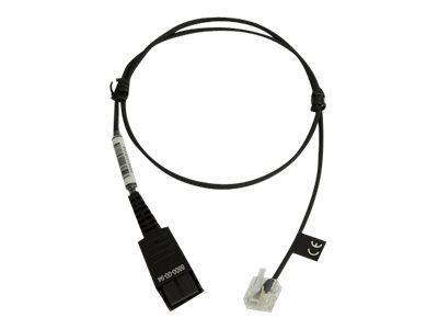 Jabra - Headset-Kabel - Quick Disconnect zu RJ-45 - 50 cm - fr BIZ 2300, 2400; Siemens OpenStage 30, 40, 40T, 60, 80, 80T