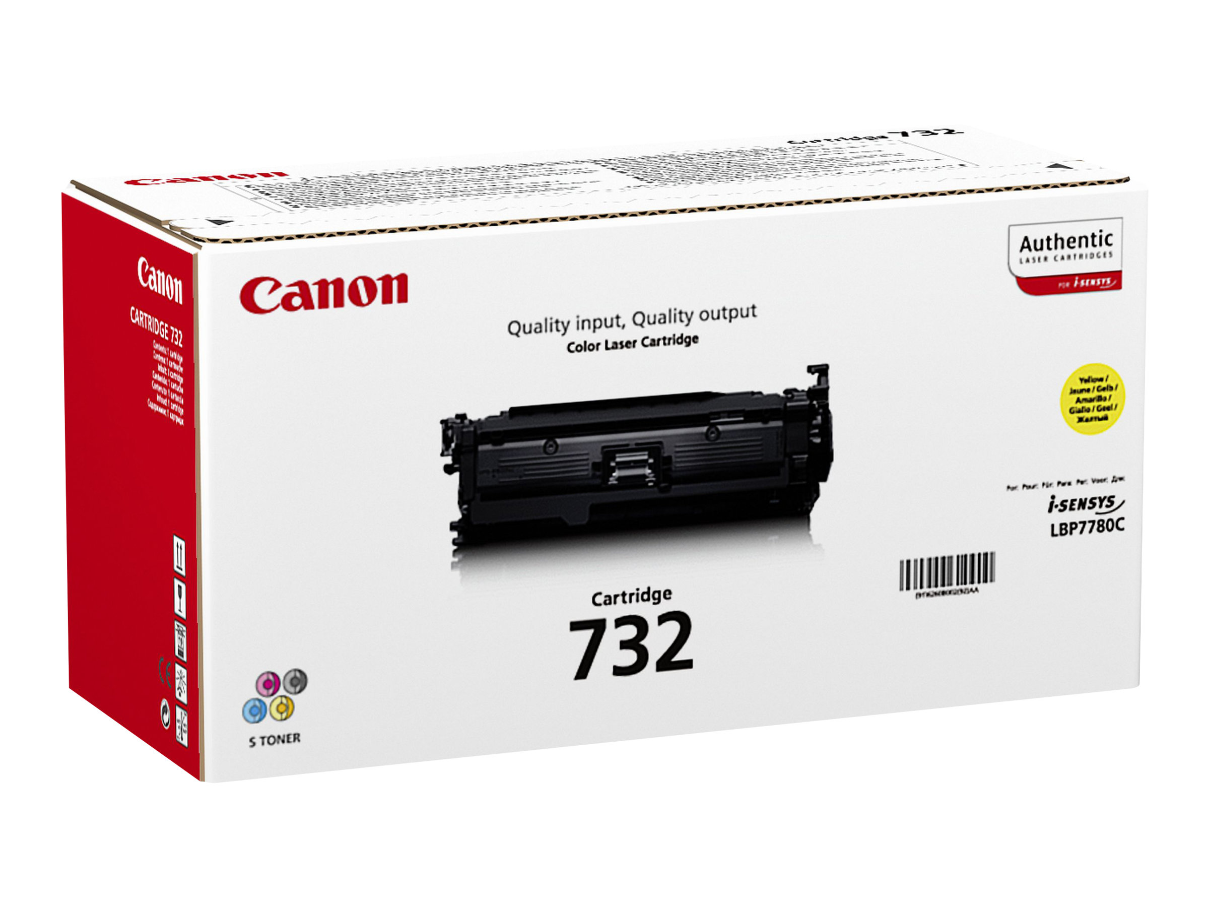 Canon 732 Y - Gelb - Original - Tonerpatrone - fr i-SENSYS LBP7780Cx
