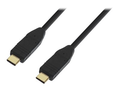 M-CAB PREMIUM - USB-Kabel - USB-C (M) zu USB-C (M) - USB 3.1 / DisplayPort 1.2 - 3 m - Schwarz