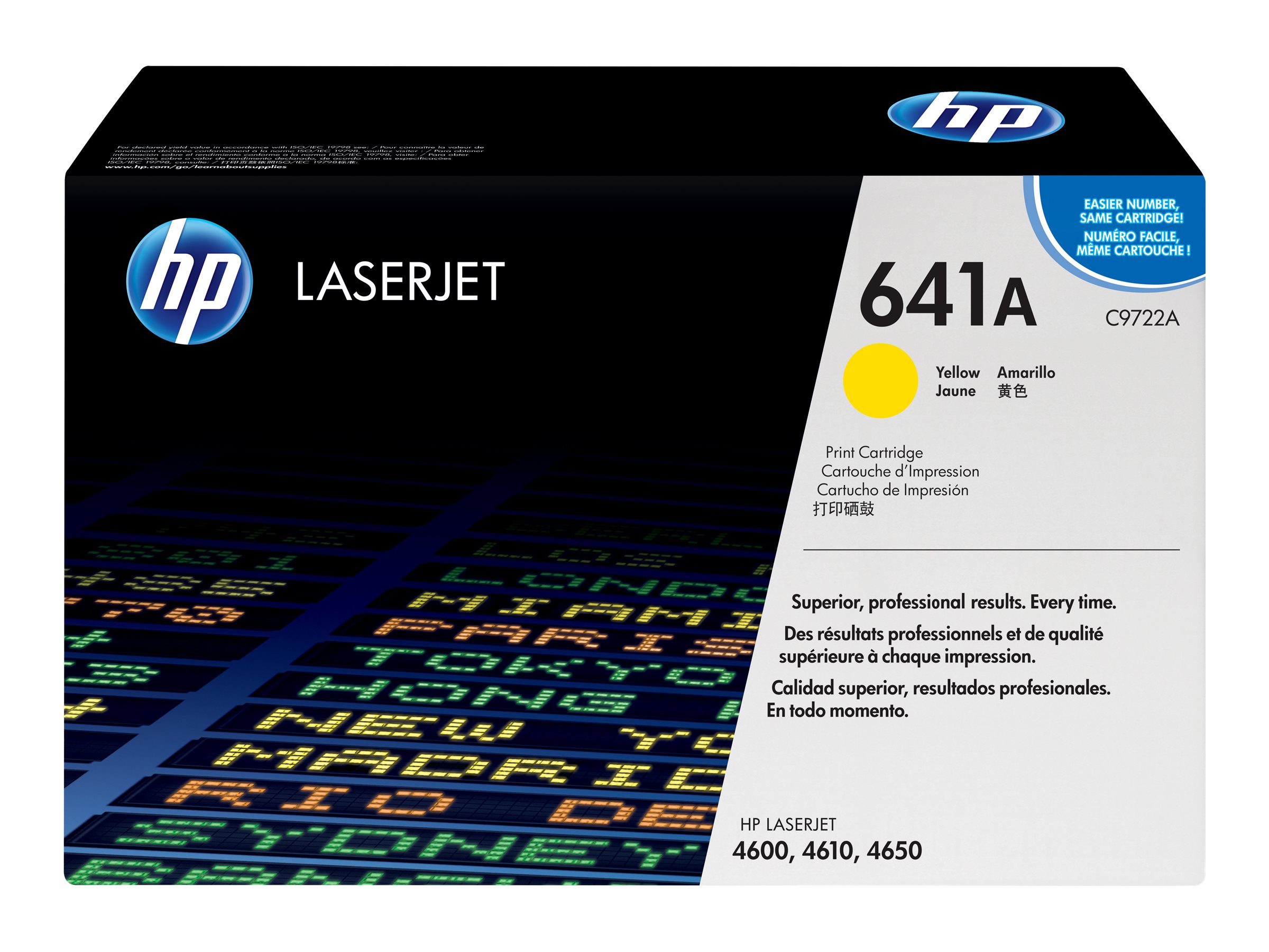 HP 641A - Gelb - Original - LaserJet - Tonerpatrone (C9722A) - fr Color LaserJet 4600, 4610, 4650
