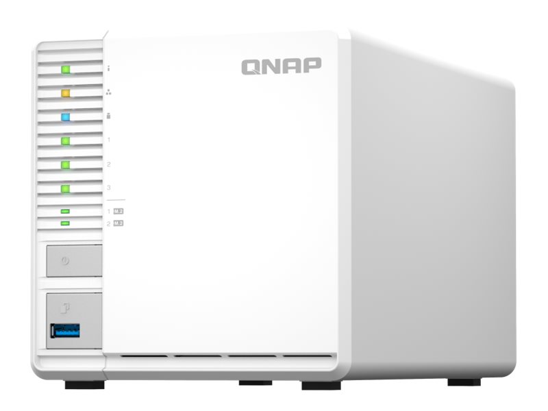 QNAP TS-364 - NAS-Server - 3 Schchte - SATA 6Gb/s - RAID 5 - RAM 8 GB