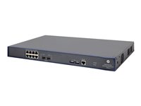 HPE 830 8-Port PoE+ Unified Wired-WLAN Switch - Switch - managed - 8 x 10/100/1000 (PoE+) + 2 x Gigabit SFP - an Rack montierbar