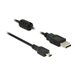 Delock - USB-Kabel - USB (M) zu Mini-USB, Typ B (M) - USB 2.0 - 1 m - Schwarz
