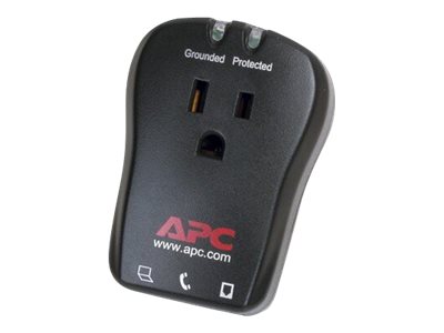 APC SurgeArrest Essential - Überspannungsschutz - Wechselstrom 120 V - Ausgangsanschlüsse: 1 - holzkohlefarben
