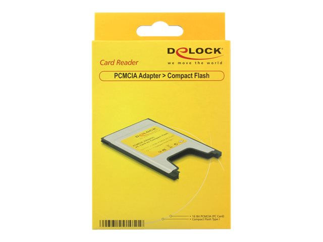 DeLOCK PCMCIA Card Reader for Compact Flash cards - Kartenleser (CF I) - PC-Karte