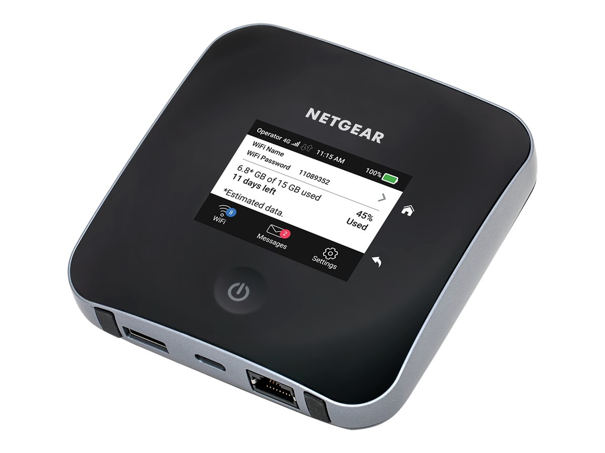 NETGEAR Nighthawk M2 Mobile Router - Mobiler Hotspot - 4G LTE Advanced - 1 Gbps - 1GbE, Wi-Fi 5