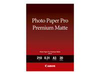 Canon Pro Premium PM-101 - Glatt matt - 310 Mikron - A3 (297 x 420 mm) - 210 g/m - 20 Blatt Fotopapier