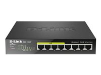 D-Link DGS 1008P - Switch - unmanaged - 4 x 10/100/1000 (PoE) + 4 x 10/100/1000 - Desktop - PoE