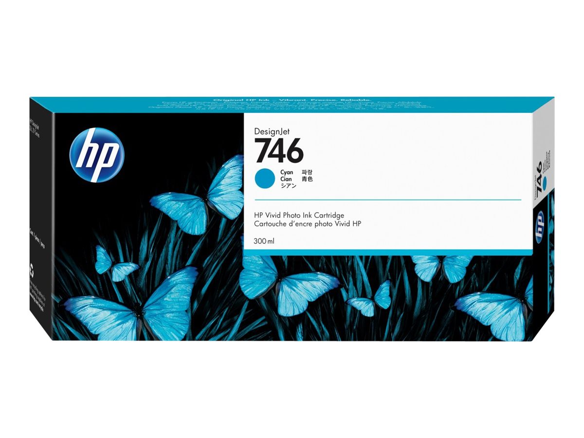 HP 746 - 300 ml - Cyan - original - DesignJet - Tintenpatrone