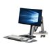 Eaton Tripp Lite Series WorkWise Desk-Mounted Workstation, Single Display - Befestigungskit (Tastaturablage, Mast, Durchfhrungs