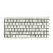 CHERRY G84-4100 Compact Keyboard - Tastatur - PS/2, USB - Englisch - Hellgrau