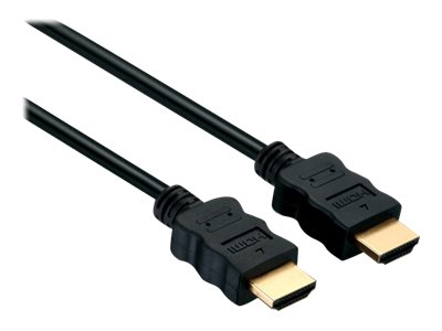 Helos BASIC - Highspeed - HDMI-Kabel mit Ethernet - HDMI mnnlich zu HDMI mnnlich - 50 cm - Doppelisolierung