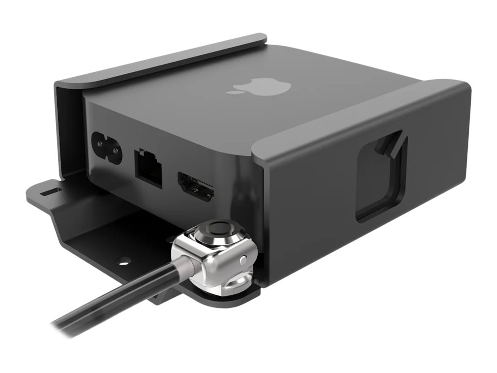 Compulocks Apple TV Security Mount (4K 3rd Gen) (2022) - Befestigungskit (Sicherheitsklammer, Verriegelungskopf) - belftet - f