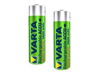 Varta Rechargable Accu - Batterie 2 x AA-Typ - NiMH - (wiederaufladbar) - 2600 mAh