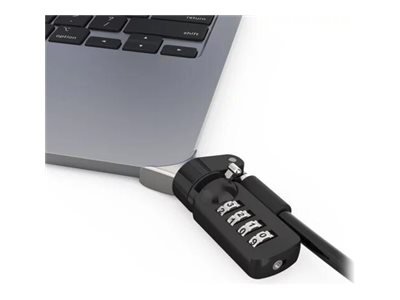 Compulocks Ledge Lock Adapter for MacBook Air M2 2022 with Combination Lock - Lock-Adapter fr Sicherheitskabel - mit Zahlenschl