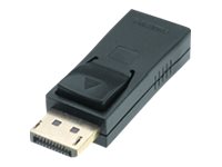 M-CAB - Videoadapter - DisplayPort mnnlich zu HDMI weiblich - Schwarz - 4K Untersttzung, Passiv
