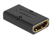 Delock - HDMI-Adapter - HDMI mnnlich zu HDMI weiblich - Schwarz - untersttzt 8K 60 Hz (7680 x 4320)