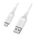 OtterBox Standard - USB-Kabel - 24 pin USB-C (M) zu USB (M) - 2 m - Cloud Dream White