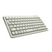 CHERRY Compact-Keyboard G84-4100 - Tastatur - PS/2, USB - Italienisch - Hellgrau