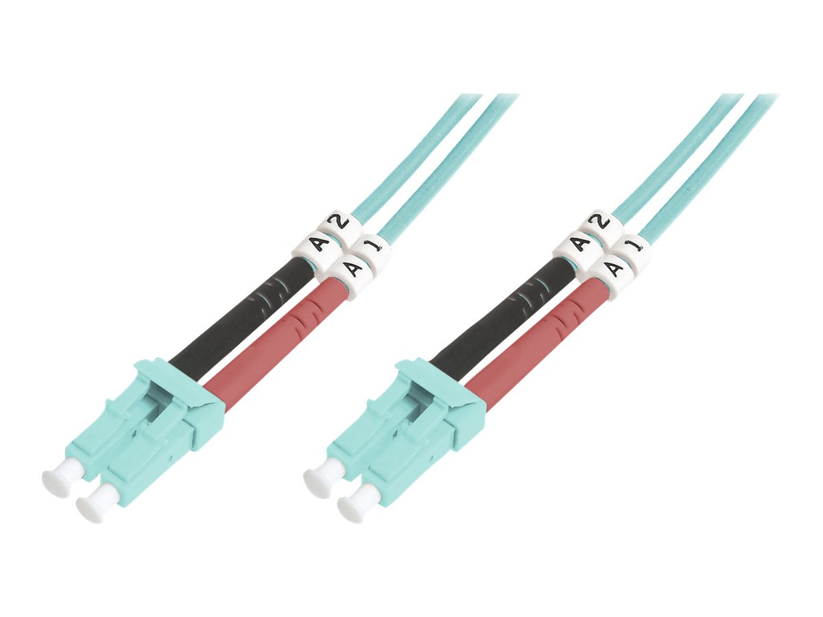 DIGITUS - Patch-Kabel - LC Multi-Mode (M) zu LC Multi-Mode (M) - 5 m - Glasfaser - 50/125 Mikrometer