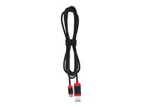 CHERRY - USB-Kabel - USB (M) zu 24 pin USB-C (M) - USB 2.0 - 1.5 m - geflochtenes Kabel