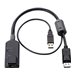 HPE KVM Console USB/DisplayPort Interface Adapter - Video- / USB-Adapter - RJ-45 (W) zu USB, DisplayPort (M)