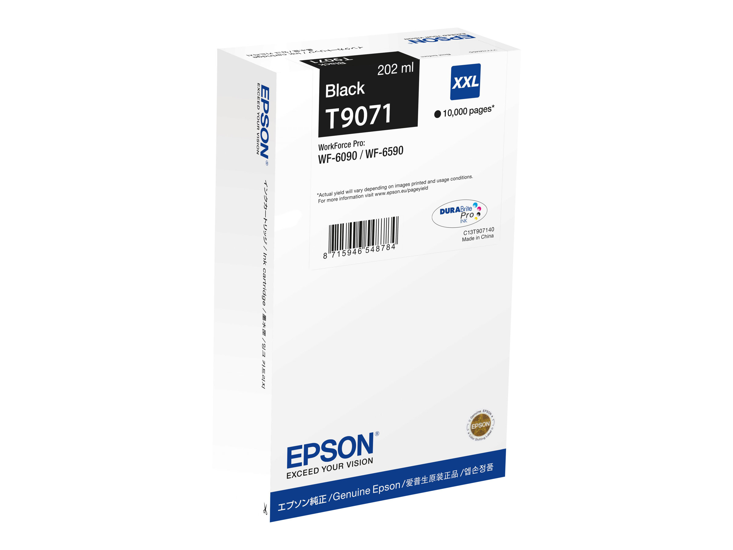 Epson T9071 - 202 ml - Grsse XXL - Schwarz - Original - Tintenpatrone