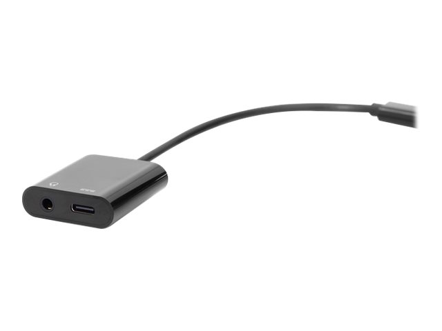 DIGITUS - Adapter USB-C auf Klinkenstecker - 24 pin USB-C mnnlich zu mini-phone stereo 3.5 mm, 24 pin USB-C weiblich - 20 cm - 