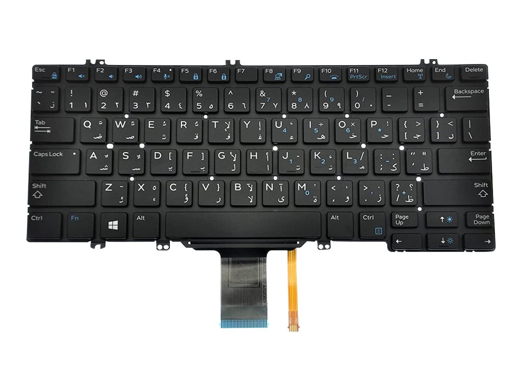 Dell - Tastatur - hinterleuchtet - Arabisch - für Dell Latitude E7240