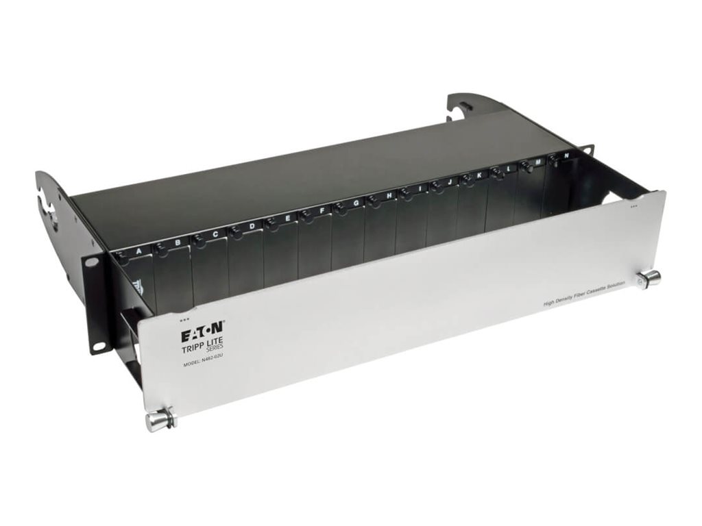Tripp Lite High Density Rackmount Fiber Enclosure Panel 14 Cassette 2URM - Netzwerkgertegehuse - 2U - 48.3 cm (19