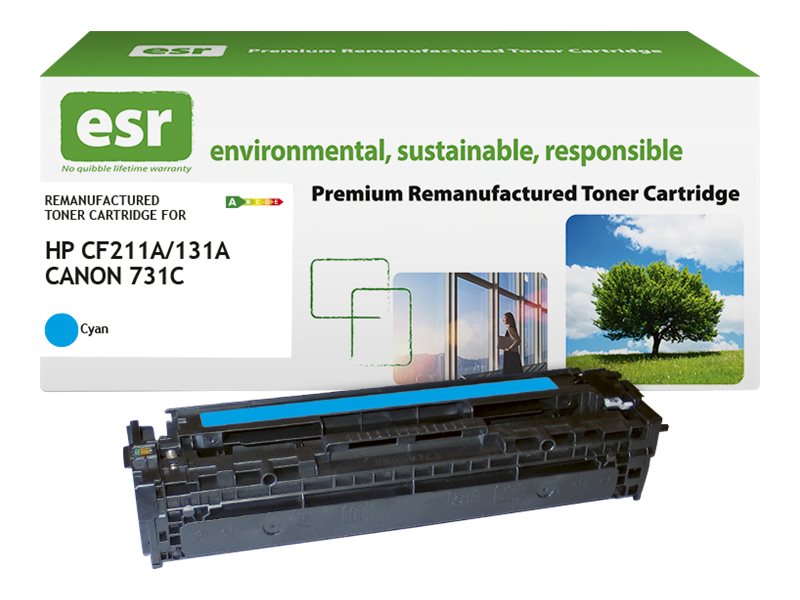ESR - Cyan - kompatibel - Karton - Tonerpatrone (Alternative zu: HP CF211A) - fr HP LaserJet Pro 200 M251n, 200 M251nw, 200 M27