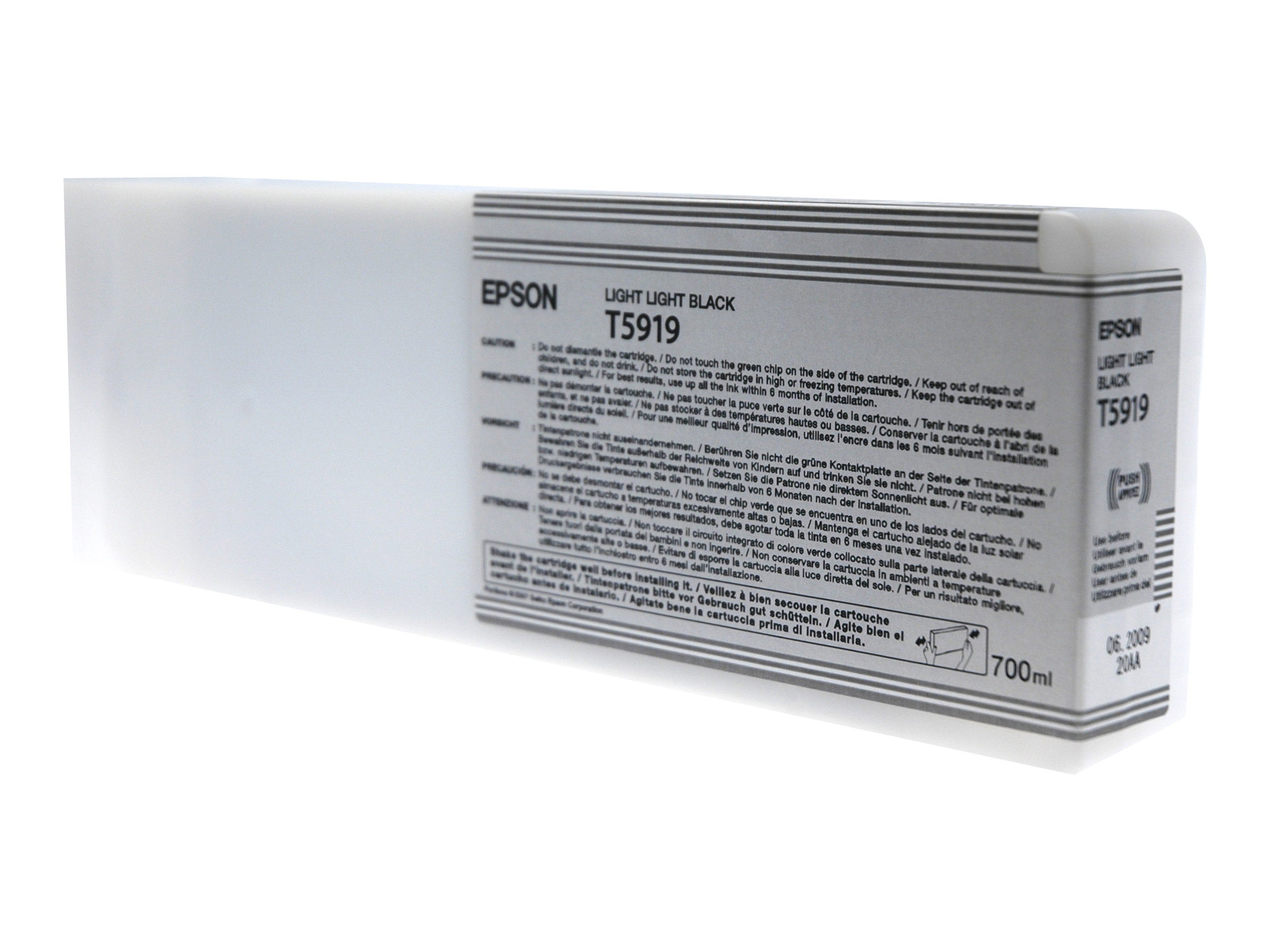 Epson T5919 - 700 ml - Light Light Black - Original - Tintenpatrone - fr Stylus Pro 11880, Pro 11880 AGFA, Pro 11880 Xerox