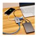 Tripp Lite USB C Hub - 3-Port USB 3.2 Gen 1, 3 USB-A Ports, GbE, Thunderbolt 3, 100W PD Charging, Aluminum Housing - Dockingstat