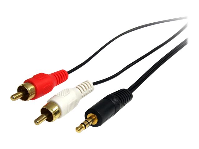 StarTech.com 90cm 3,5mm Klinke auf Cinch Audiokabel - St/St - Klinken/RCA Kabel - Audiokabel - Stereo Mini-Klinkenstecker männli