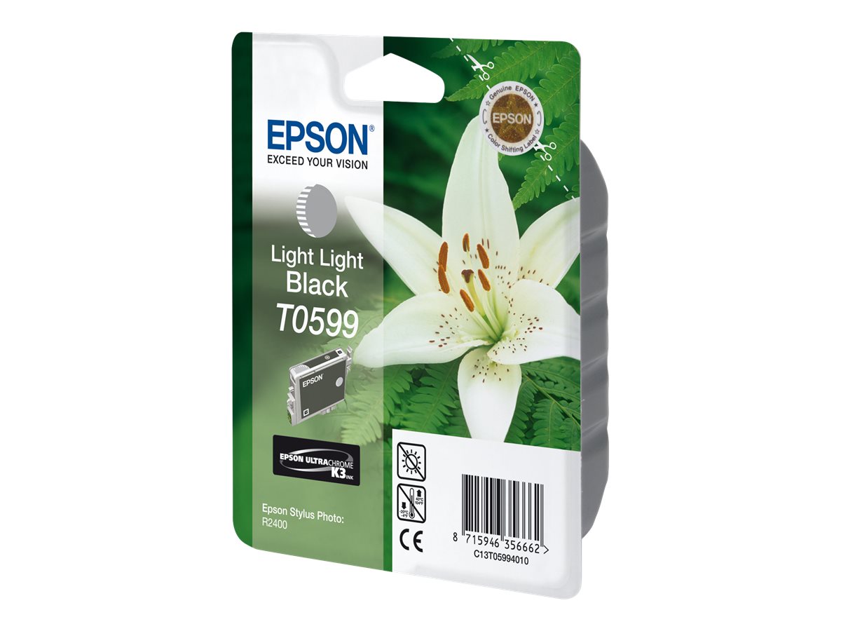 Epson T0599 - 13 ml - Light Light Black - original - Blisterverpackung - Tintenpatrone