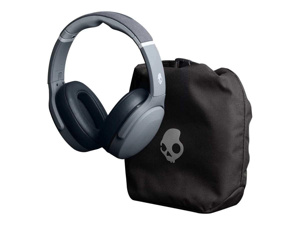 Skullcandy Crusher Evo - Kopfhrer mit Mikrofon - ohrumschliessend - Bluetooth - kabellos - Grau