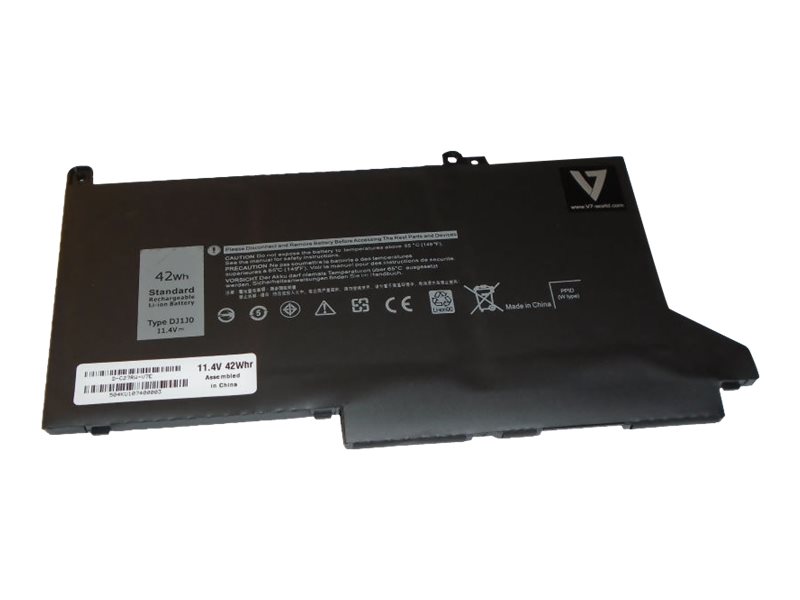 V7 - Laptop-Batterie (gleichwertig mit: Dell DM3WC, Dell 451-BBZL, Dell DJ1J0, Dell C27RW) - 42 Wh - fr Dell Latitude 7280, 748